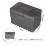 BTSKY 4x6 Plastic Index Card Box