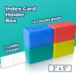 Olivo 3x5 Flash Card Holder Box