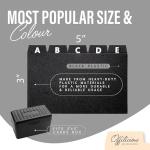 OFFILICIOUS 25‑Piece 4x6 Card Divider Set