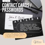 OFFILICIOUS 25‑Piece 4x6 Card Divider Set