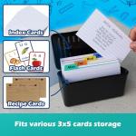 Olivo 3x5 Flash Card Holder Box