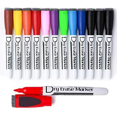 Erasable whiteboard markers