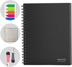 NEWYES Erasable Whiteboard Meeting Notebook A4