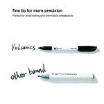 Volcanics Black Low‑Odor Dry Erase Markers Pack