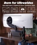 ULTRARM Heavy‑Duty Monitor Arm 57″≈44 lbs