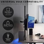 VIVO Dual Monitor Desk Mount 39″ Pole