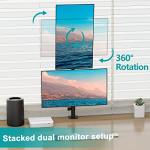 MOUNT PRO Vertical Dual Monitor Stand 2×32″