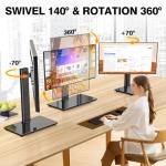 Single Monitor Riser VESA 13–32″ 44 lbs