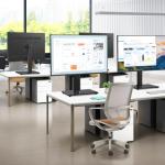 Single Monitor Riser VESA 13–32″ 44 lbs