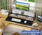 Simple Trending Glass Dual Monitor Stand Riser