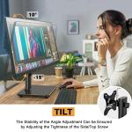 Single Monitor Riser VESA 13–32″ 44 lbs