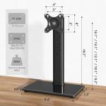 Single Monitor Riser VESA 13–32″ 44 lbs