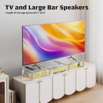 Hemudu Adjustable Dual Monitor Riser Clear