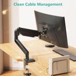 WALI Gas‑Spring Monitor Arm 17–34″ 26.4 lbs