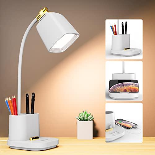 LED desk lamps with USB ports
