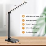 GONDSILY LED Desk Lamp USB Touch 3‑Color