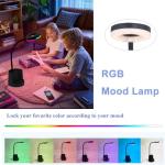 HomeFocus LED Desk Lamp USB Pen Holder RGB