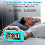AFEXOA RGB Alarm Clock with Dual Alarms