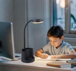 HomeFocus LED Desk Lamp USB Pen Holder RGB