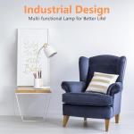 GONDSILY LED Desk Lamp with USB Charging Port Touch Control 3 Color Modes, Stepless Dimming,Eye-Caring LED Table Lamp for Home,Office,Bedroom,Reading,Work,Study,Gooseneck Lamp, 5V, 2.4A