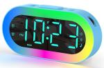 Kids Night Light Alarm Clock USB Dimmer
