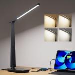 Honeywell Dimmable LED Desk Lamp USB A+C