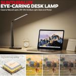Honeywell Dimmable LED Desk Lamp USB A+C