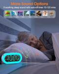 Kids Night Light Alarm Clock USB Dimmer