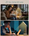 Addtam LED Desk Lamp Pen Holder & 4 USB