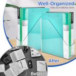 Akamino 2‑Pack Acrylic Magazine File Holder