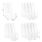 CiWiVOKi 4‑Pack PET Vertical File Holders