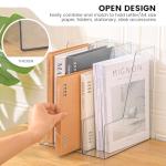 CiWiVOKi 4‑Pack PET Vertical File Holders