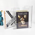 RHONZHAO 2‑Pack Vertical File Holder Clear