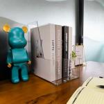 RHONZHAO 2‑Pack Vertical File Holder Clear