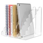 YAGELI Acrylic Magazine File Holder 4‑Compartment