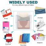 PAG 6‑Pocket Wall File Holder Clear