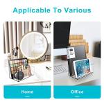 Boloyo 2‑Section Acrylic File Holder Clear