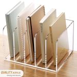YUXUN 5‑Compartment Magazine File Holder Clear