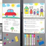 LOCONHA 4‑Pack 12×8″ Magnetic Dry‑Erase Sheets