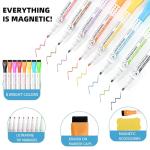 LOCONHA 4‑Pack 12×8″ Magnetic Dry‑Erase Sheets