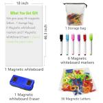 LACQWO 46.3×18″ Magnetic Dry‑Erase Wallpaper