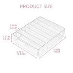 WECHENG 7‑Section Makeup Organizer 7.48×6.22×1.77″
