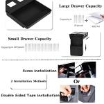 2‑Pack Under‑Desk Drawers Black Large & Small