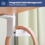 EURPMASK 360° Rotating Dual Headphone Stand