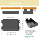 Beiyier Under‑Desk Sliding Drawer Organizer Black