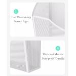 INLDY Under‑Desk Mesh Clamp Drawer Organizer Black