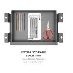 Beiyier Under‑Desk Sliding Drawer Organizer Black