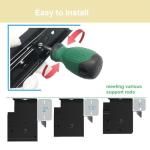 Beiyier Under‑Desk Sliding Drawer Organizer Black