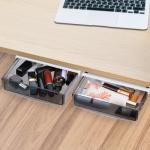 SOUJOY 3‑Pack Self‑Adhesive Under‑Desk Drawers