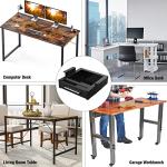 UNITEDPOWER Under‑Desk Pull‑Out Metal Drawer